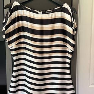 Black and White Blouse